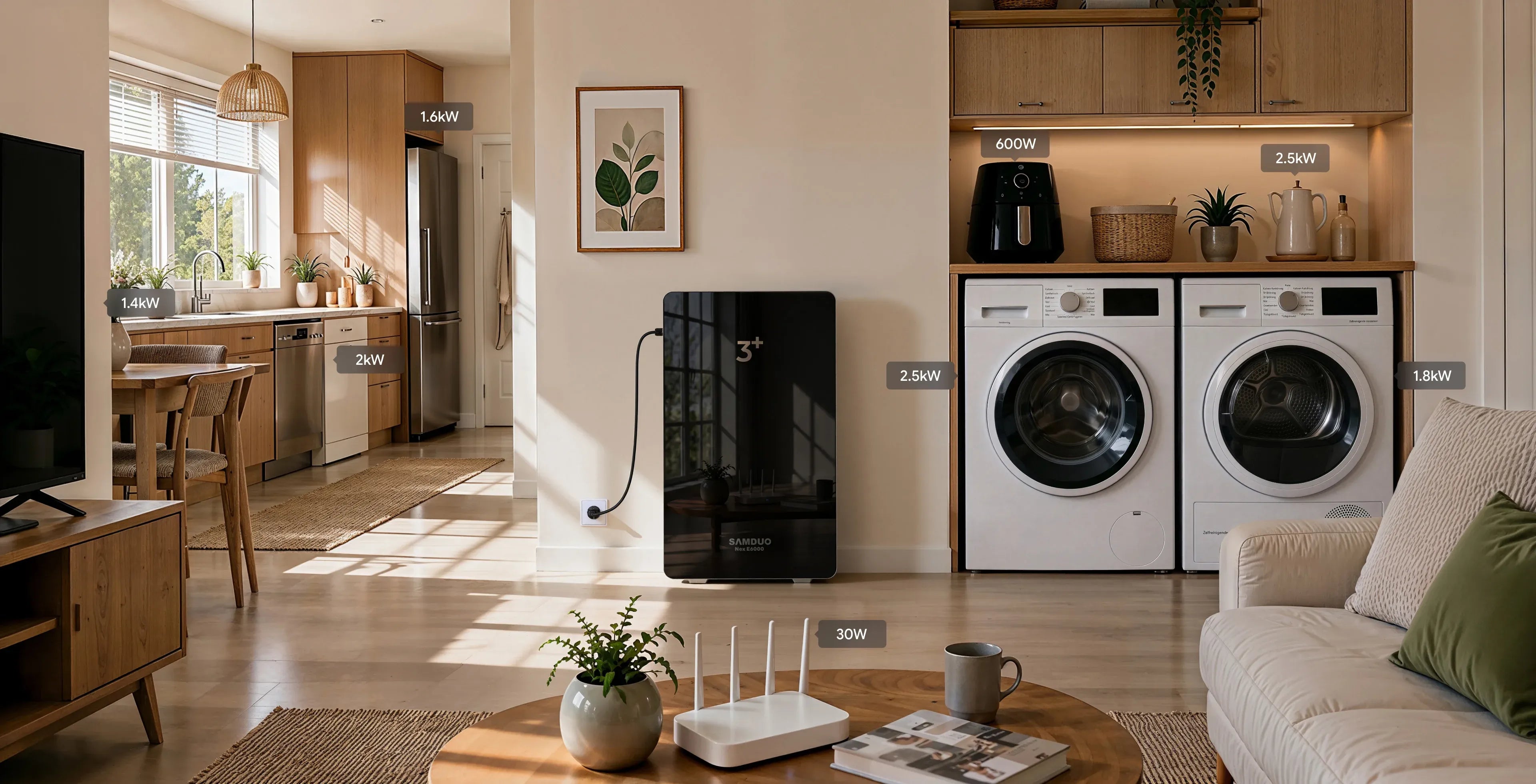2600W: From Airfryers to Washing Machines, All Covered.